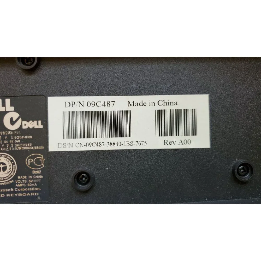 Dell SK-8100 Wired PS/2 Keyboard For Office & Home Use some distress